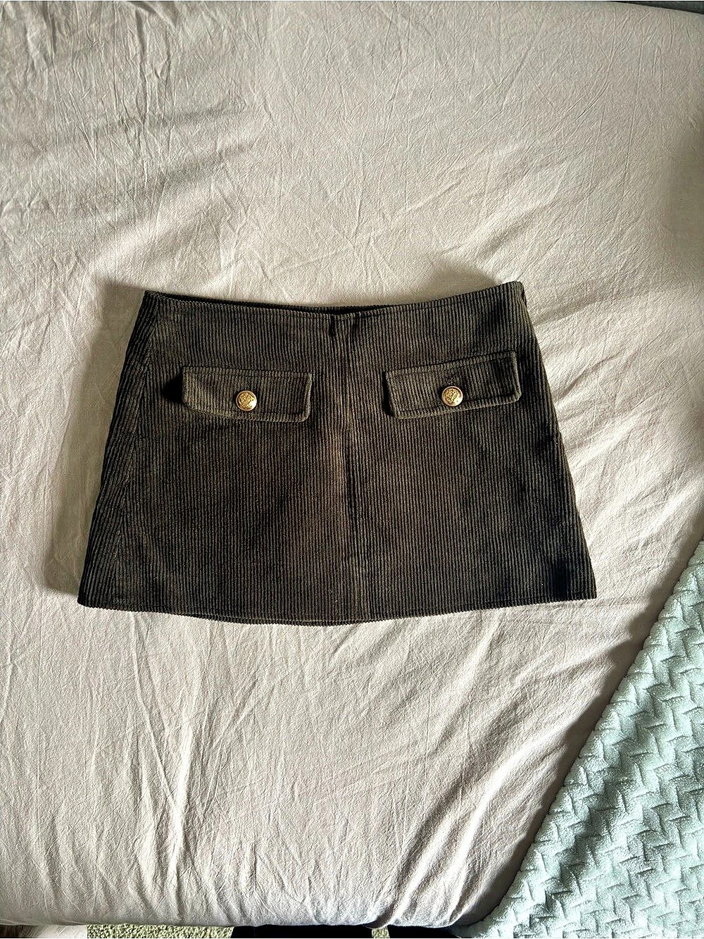 BLANKNYC Corduroy Mini Skirt in Brown No